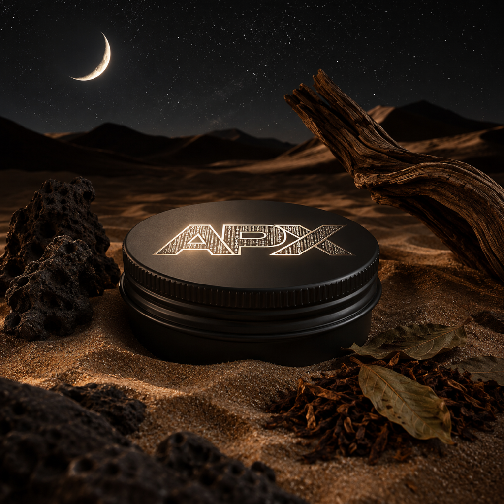 Desert Code Revelation Men's 2oz. Black Tin Twist Top Container Organic Beard Oil Balm