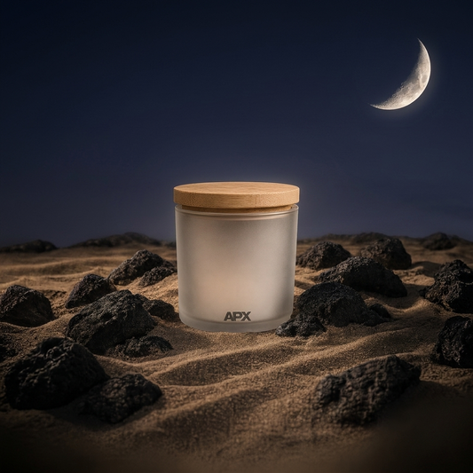 Oud Matrix Men's Scented Candle In Frosted Glass Jar