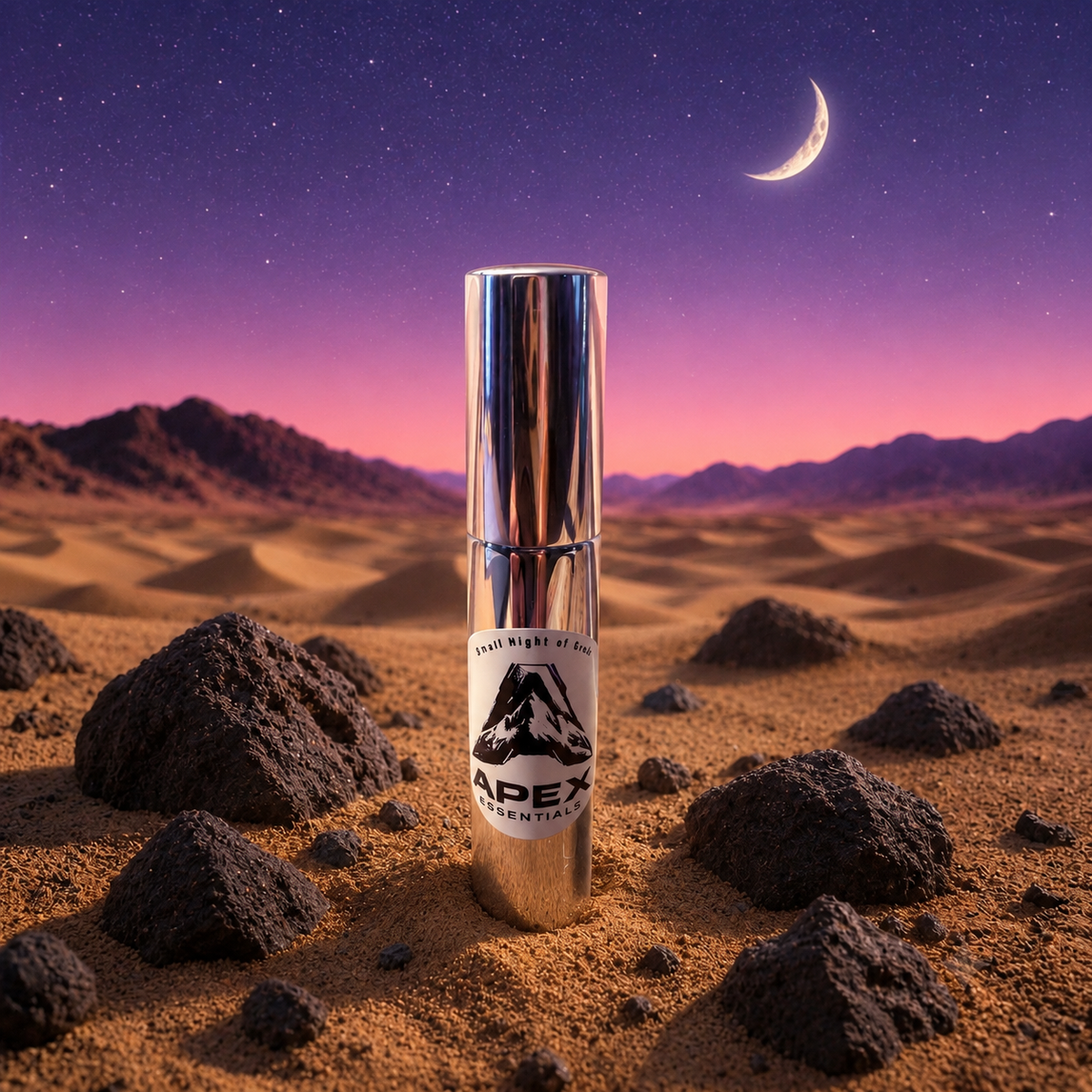 Ark of Tranquility Women's 10ml Chrome Glass Perfume Spray Bottle