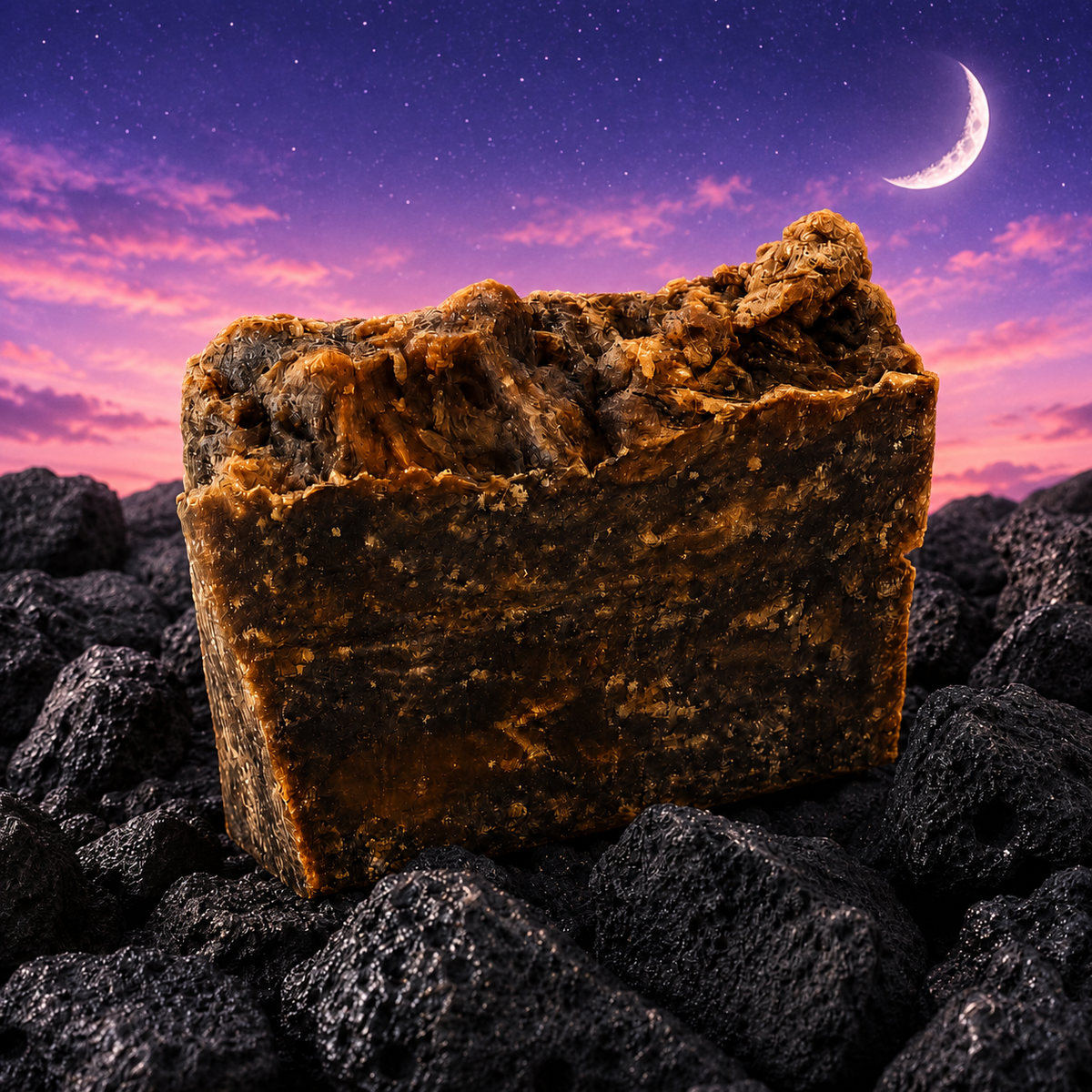 Ark of Tranquility Women's 4.4oz. Organic African Black Soap Bar